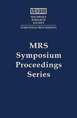 High Resolution Microscopy of Materials: Volume 139 (MRS Proceedings)