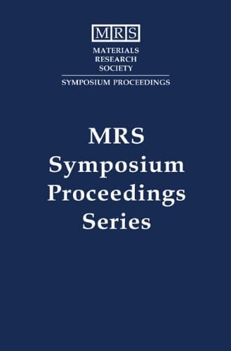 Materials for Smart Systems: Volume 360 (MRS Proceedings)