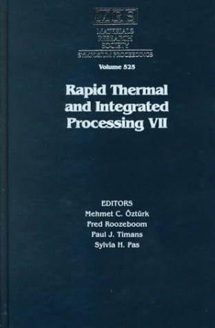 Rapid Thermal and Integrated Processing VII: Volume 525