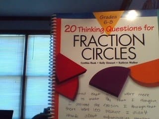 20 Thinking Questions for Fraction Circles