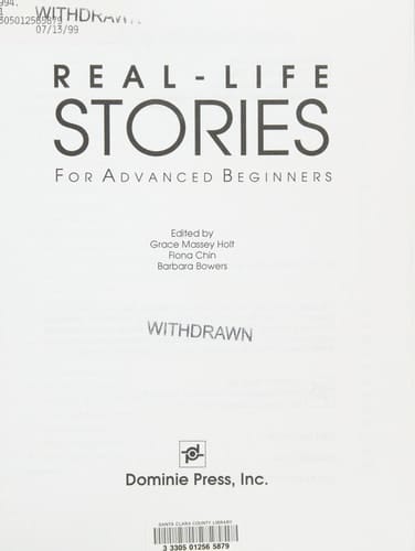 Real-life Stories for Advanced Beginners