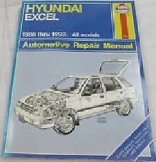 Hyundai Excel Automotive Repair Manual, 86-91