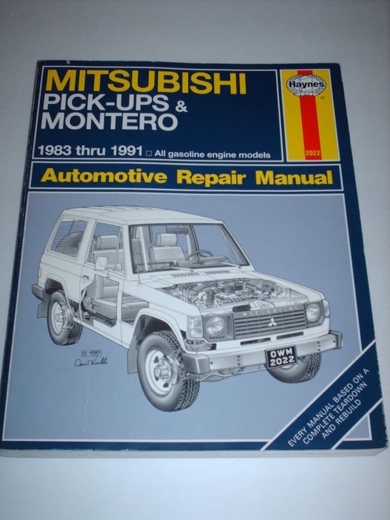 Haynes Mitsubishi Pick-up and Montero, 1984-91
