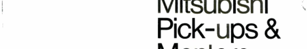 Haynes Mitsubishi Pick-Up and Montero 1983-1993