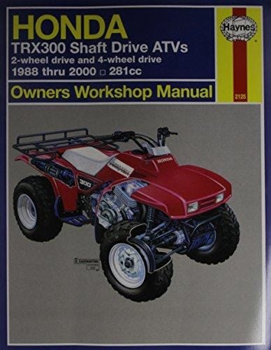 Honda TRX300 ATV Owners Workshop Manual