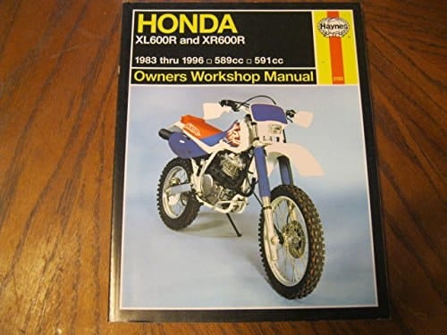 Honda XL/XR600R Owners Workshop Manual