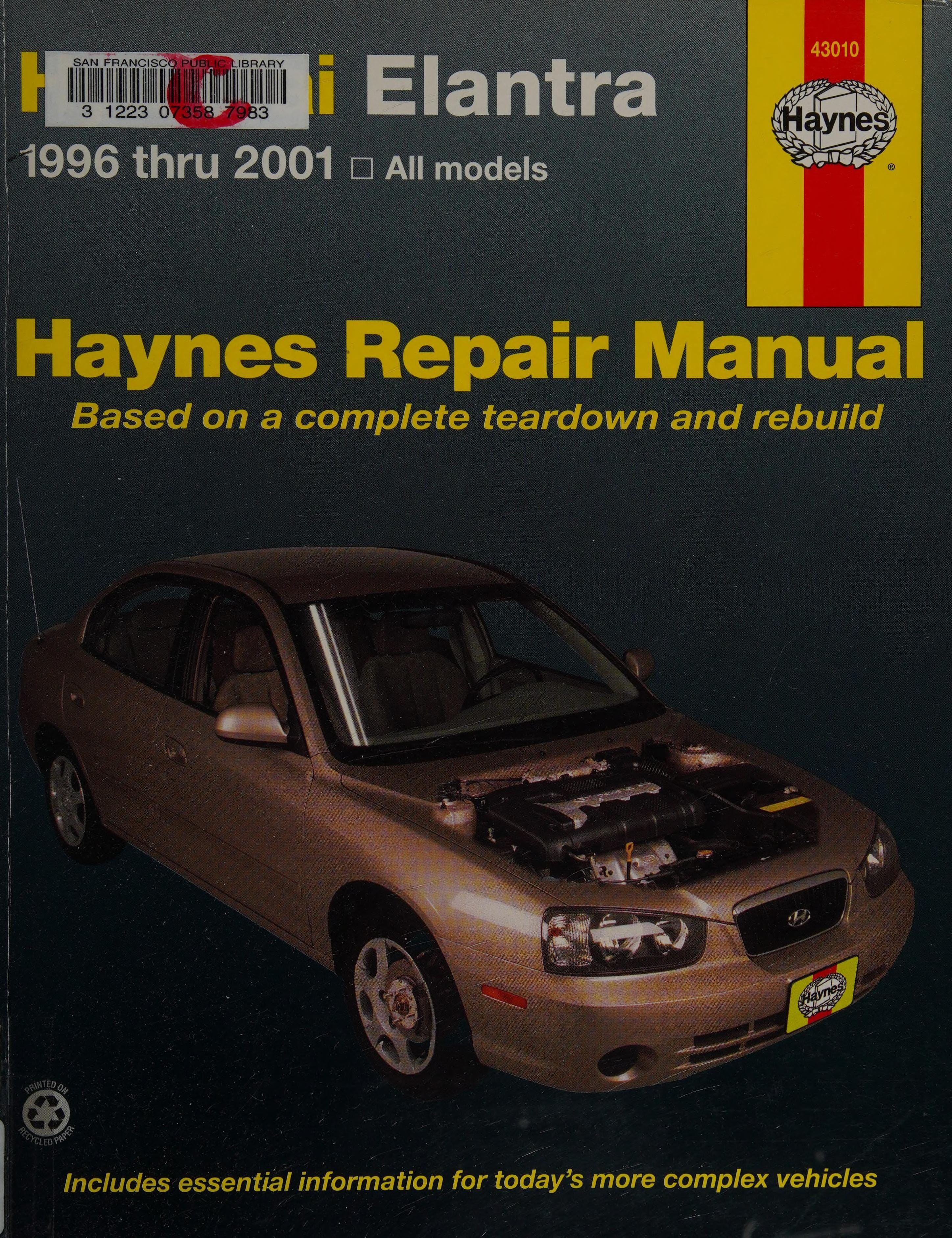 Hyundai Elantra - 1996-2001 All Models