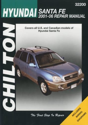 Chilton's Hyundai Santa Fe 2001-06 Repair Manual