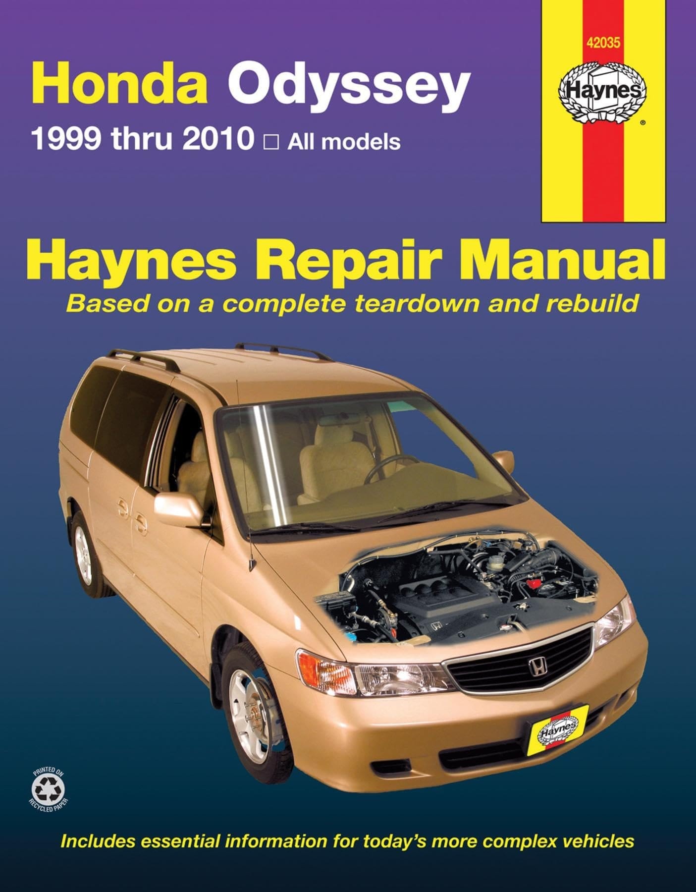 Honda Odyssey 1999 thru 2010