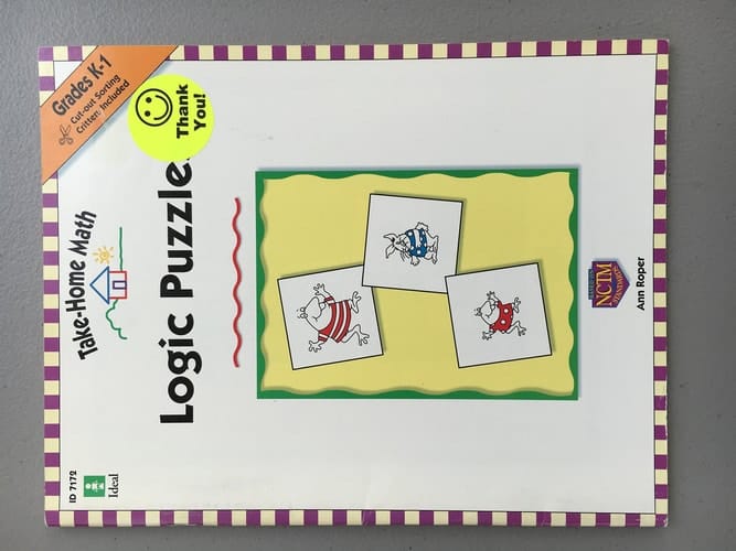 Take-home Math Grades K-1