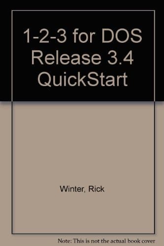 1-2-3 Release 3.4 QuickStart