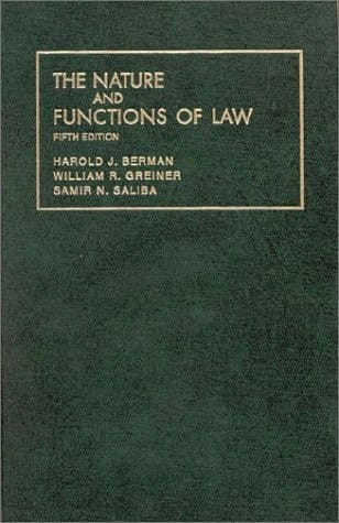 The Nature and Functions of Law (University Textbooks)