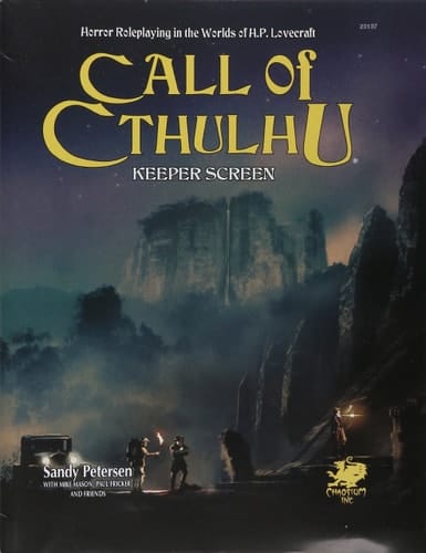 Call of Cthulhu Keeper Screen: Horror Roleplaying in the Worlds of H.P. Lovecraft