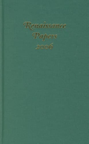 Renaissance Papers 2006