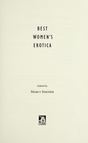 Best Women's Erotica 2001
