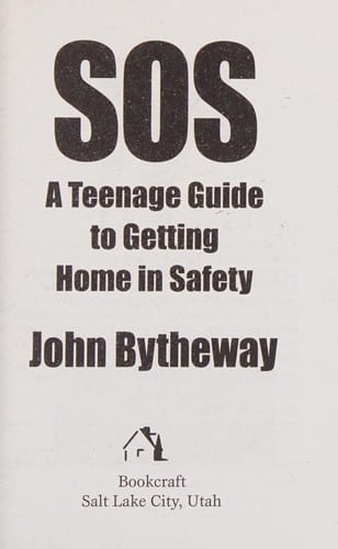 SOS: A Teenage Guide to Getting Home in Safety