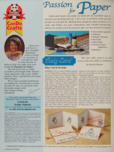 Passion for Paper Beautiful Booklets, Fold Ups, Cards, Jewelry and More