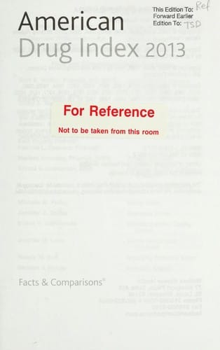 American drug index 2013