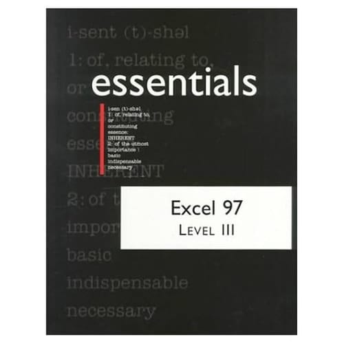 Excel 97 Level III with 3.5 Disk