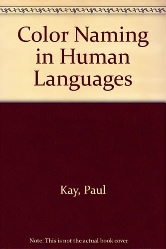 Color Naming in Human Languages