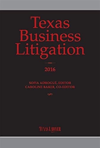 Texas Business Litigation 2016