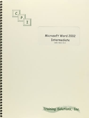 Microsoft Word 2002 Intermediate