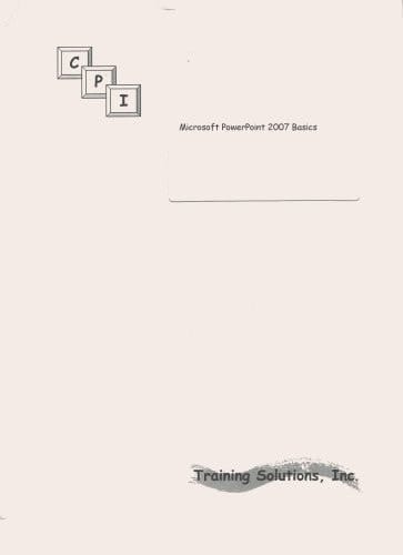 PowerPoint 2007 Basics