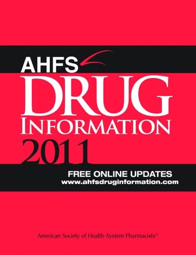 AHFS Drug Information 2011