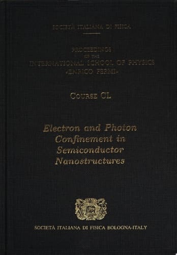 Electron and Photon Confinement in Semiconductor Nanostructures