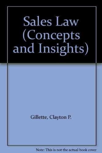 Sales Law Casebook