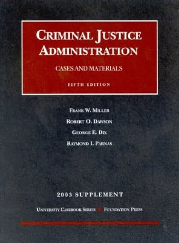2003 to Criminal Justice Administration