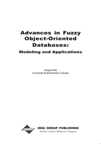 Advances in Fuzzy Object-Oriented Databases