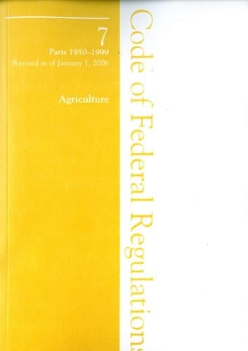 Title 7 Agricul 1950-1999