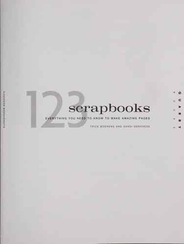 1, 2, 3 Scrapbooks
