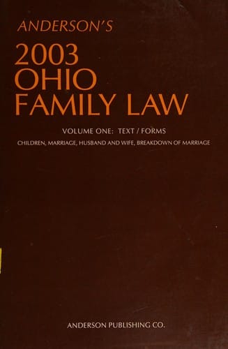 Anderson's 2003 Ohio Family Law