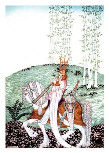 A Bride and Groom on a Glorious Horse Wedding Card