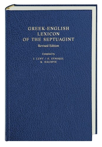 A Greek-English Lexicon of the Septuagint
