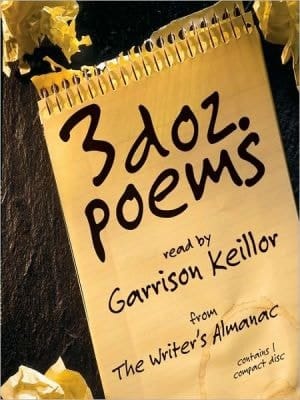 3 Dozen Poems: From The Writer's Almanac