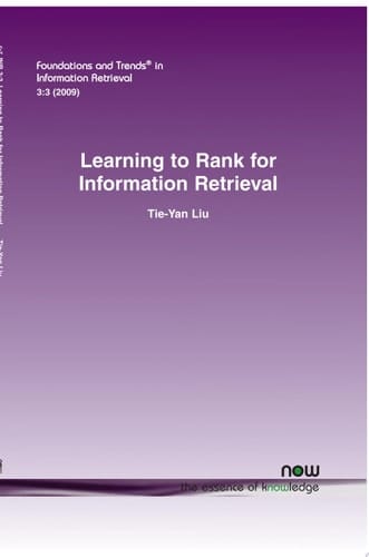 Learning to Rank for Information Retrieval
