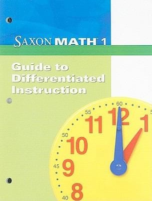 Saxon Math 1 Guide to Differentiated Instruction