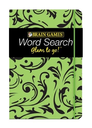 Brain Games Glam to Go! Word Search (green Cover)
