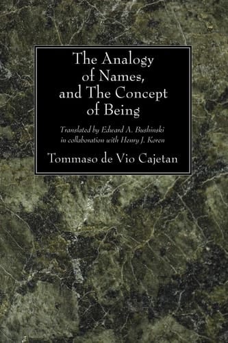 The Analogy of Names, and the Concept of Being