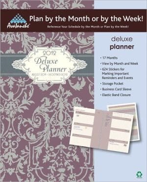 2012 Deluxe Planner August 2011-December 2012
