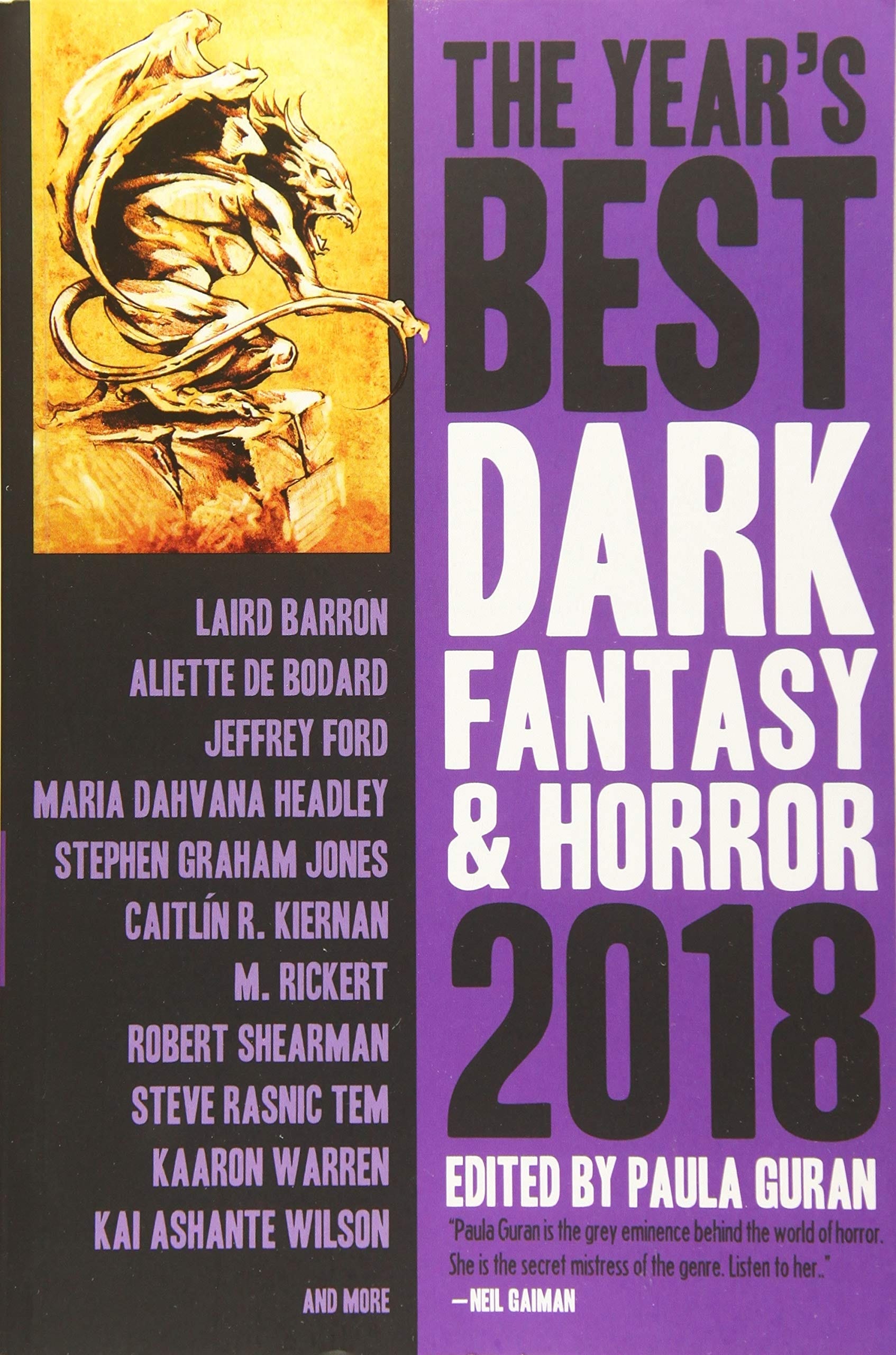 The Year's Best Dark Fantasy and Horror 2018 Edition