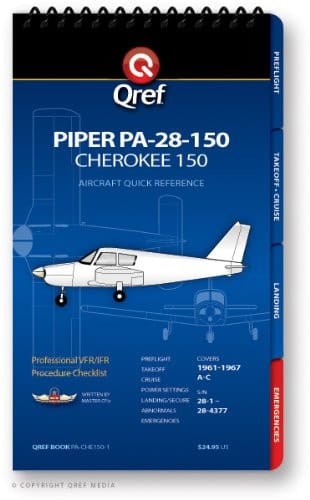 Piper Cherokee 150 PA-28-150 Qref Book