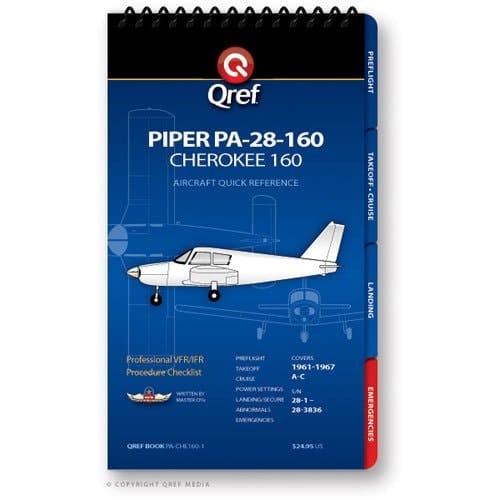 Piper Cherokee 160 Pa-28-160 Qref Book