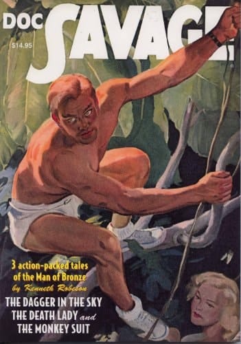 DOC SAVAGE Volume 57 The Dagger in the Sky, the Death Lady and the Monkey Suit TRIPLE NOVEL SPECIAL