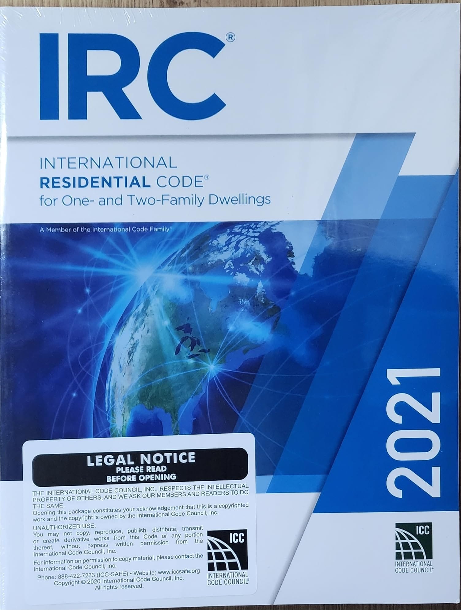 IRC International Residential Code for One- and Two-family Dwellings, 2021