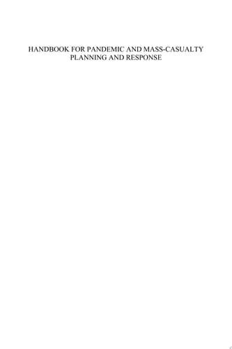 Handbook for Pandemic and Mass-Casualty Planning and Response