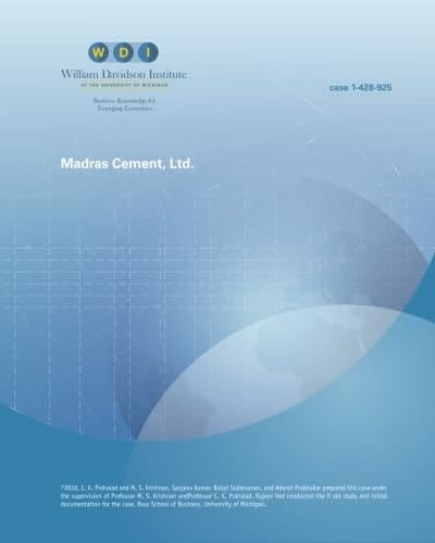 Madras Cement, Ltd